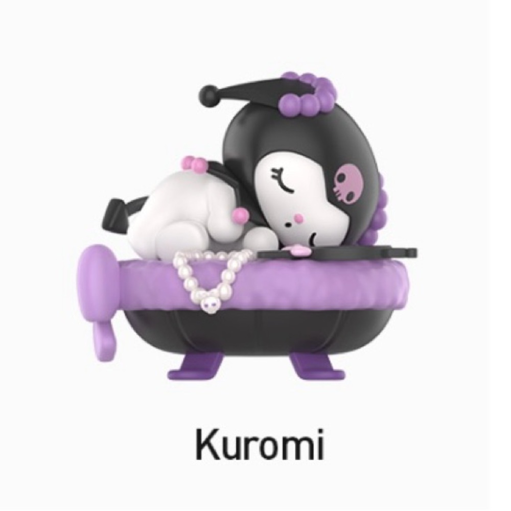 SANRIO Characters Fall Asleep KUROMI Figure | Pop Mart | With Box & Card - Picture 3 of 7